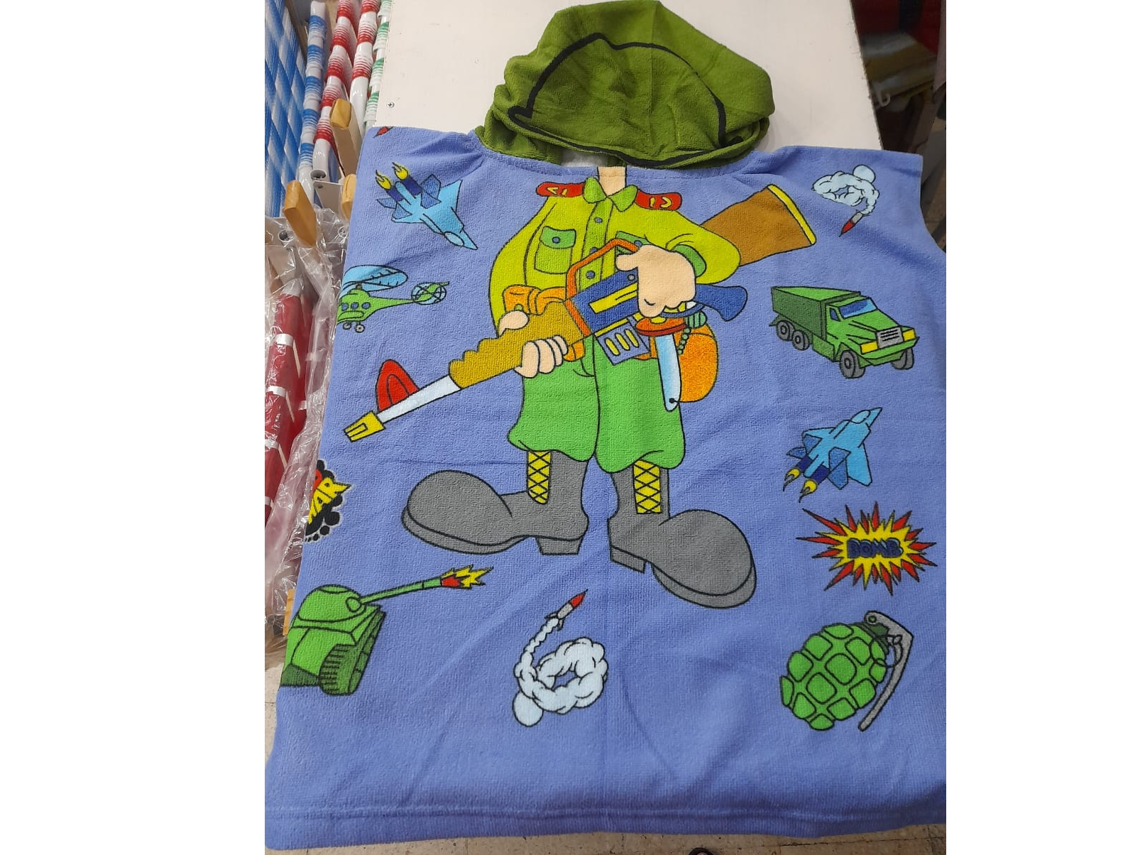 PONCHITO INFANTIL MICROFIBRA SECADO RAPIDO