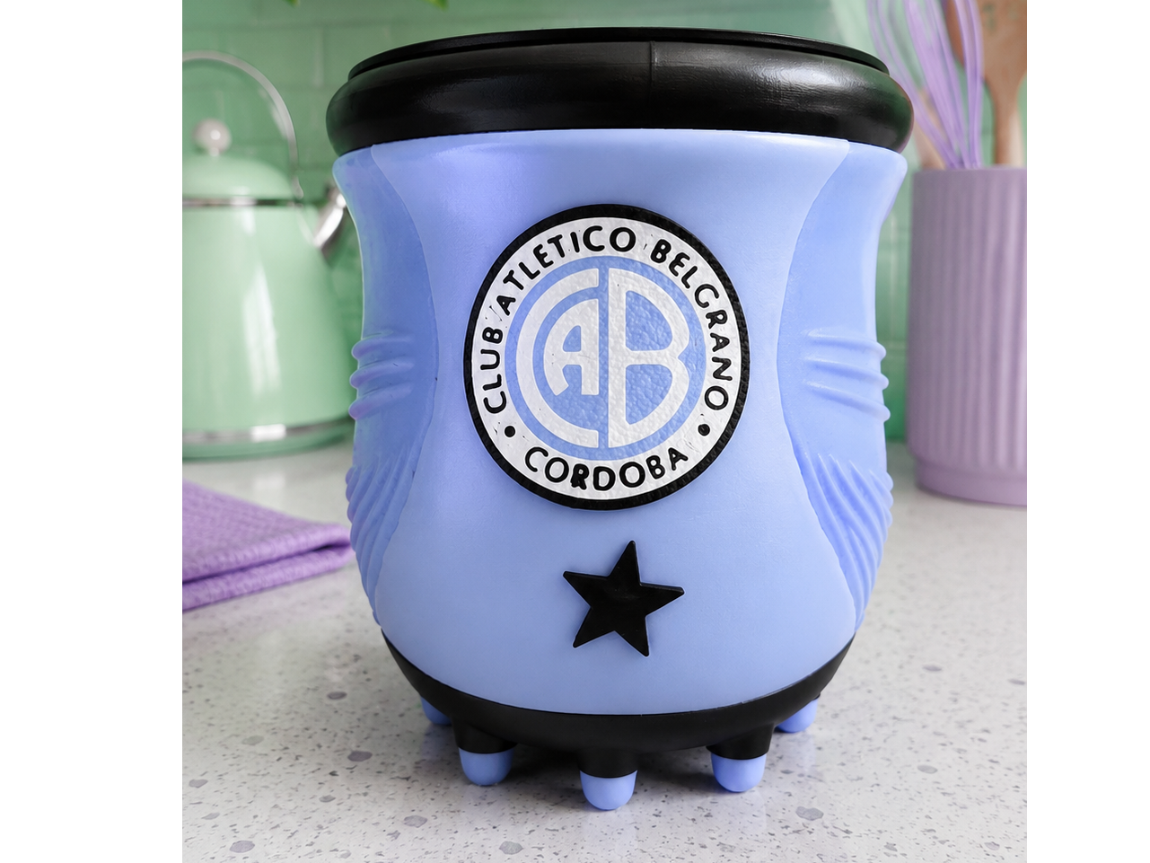Mate tipo Botin de Belgrano de Córdoba