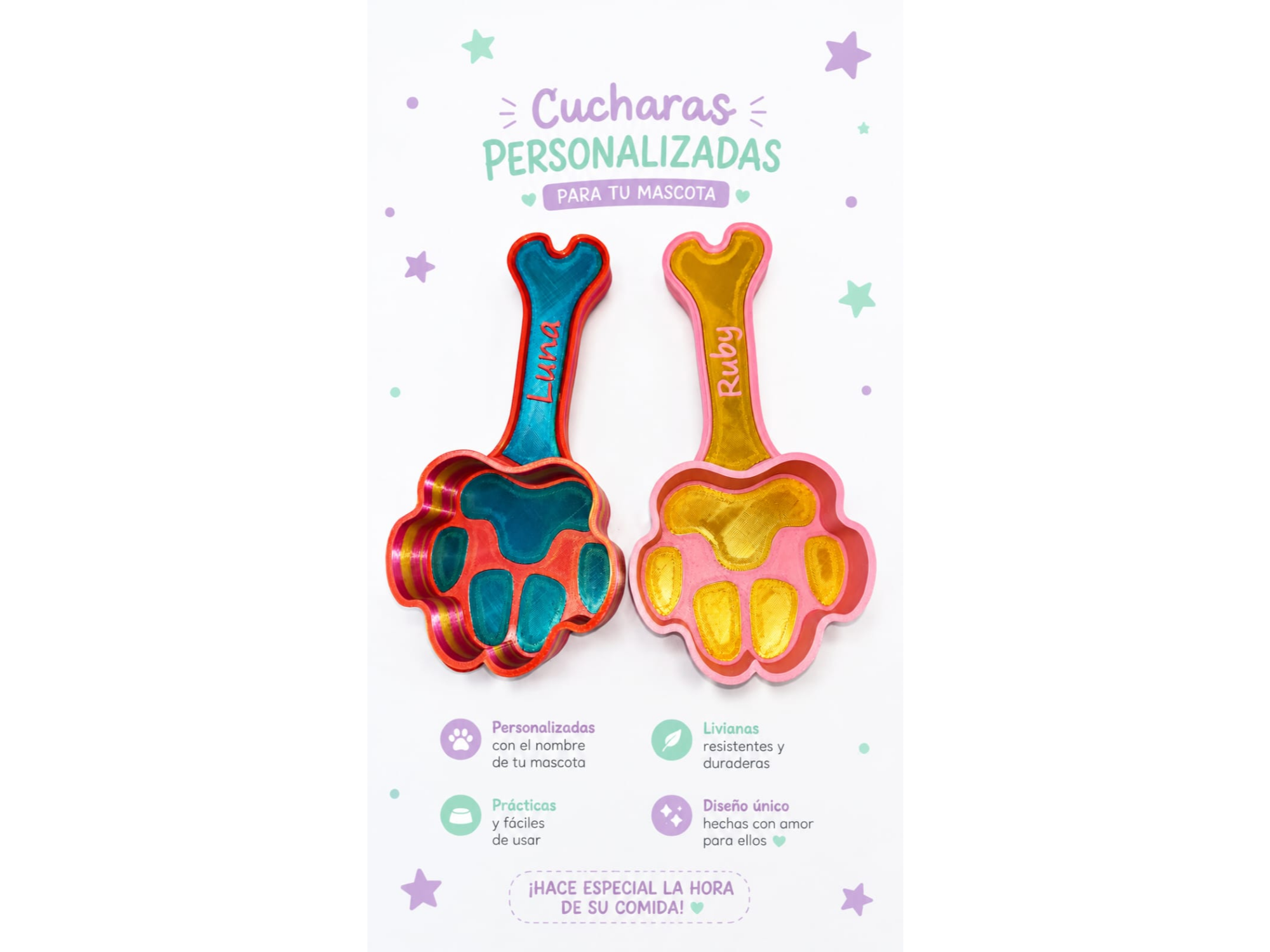 Cuchara para alimento  mascota