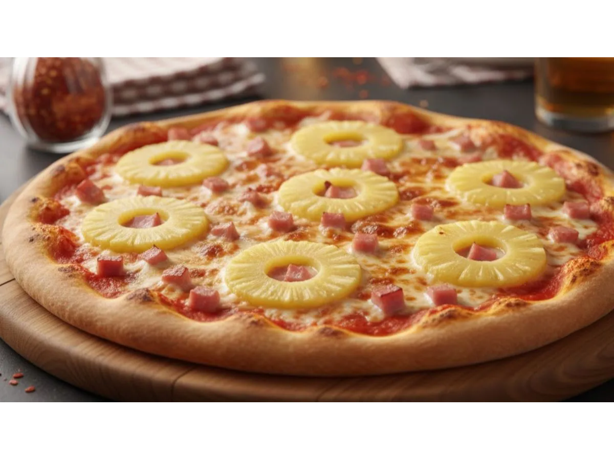 pizza de ananá