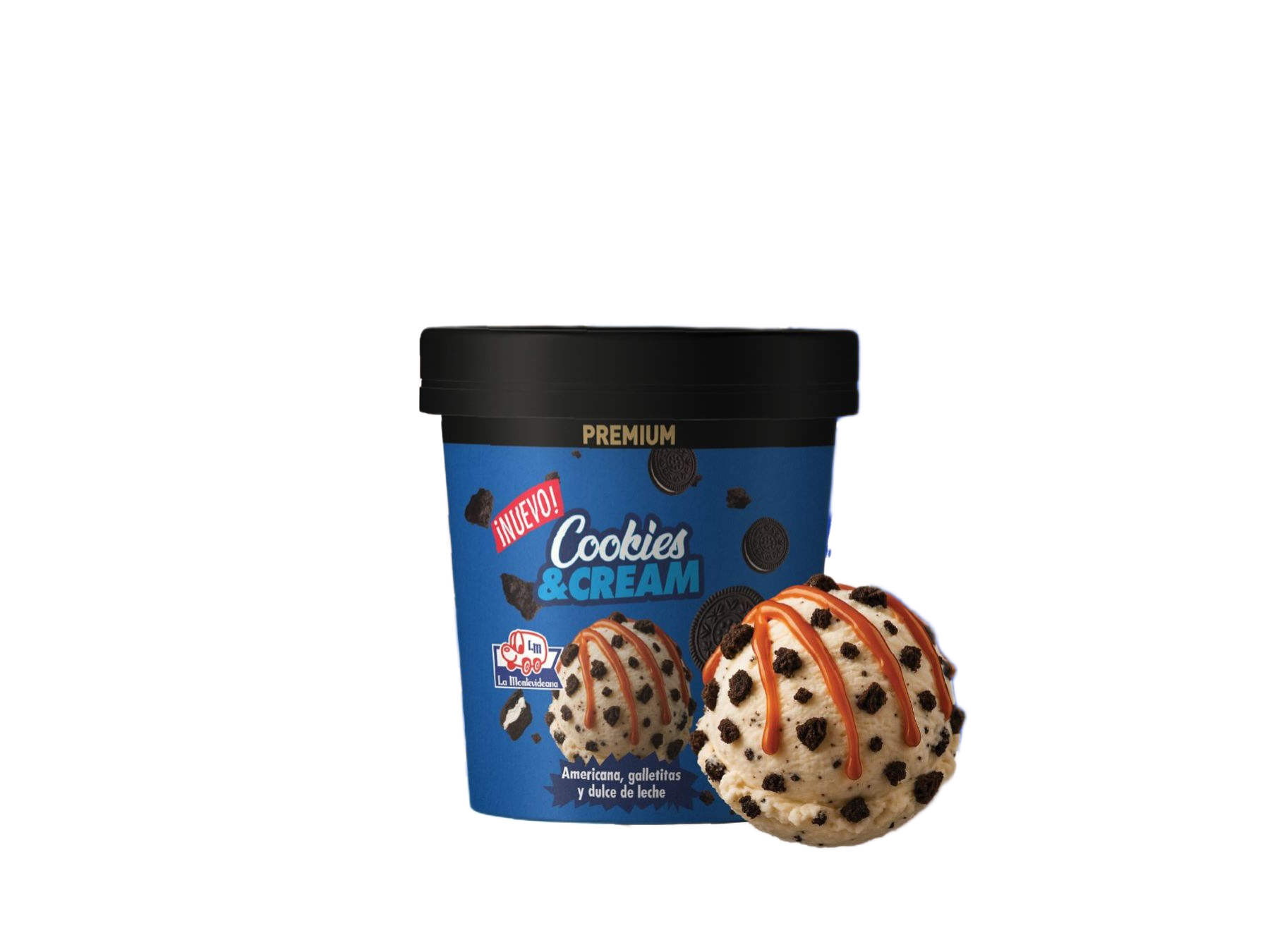 Premium Cookies and Cream 1L