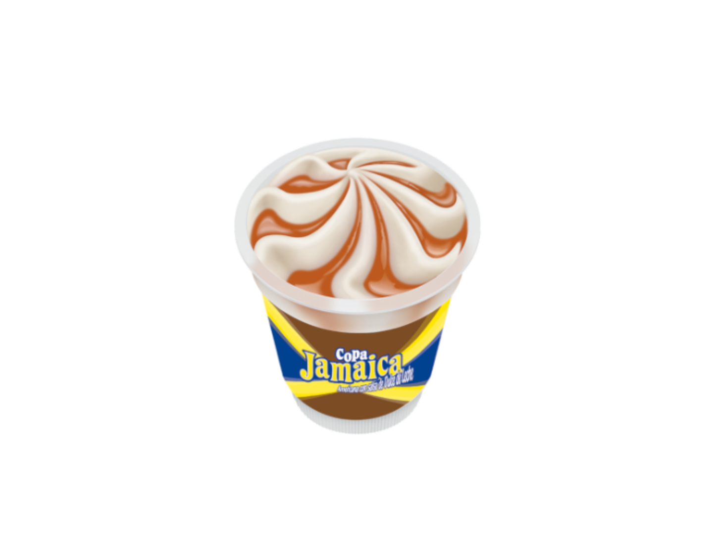 Copa Jamaica dulce de leche x 18u