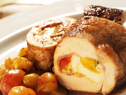 Pamplona con papas al horno