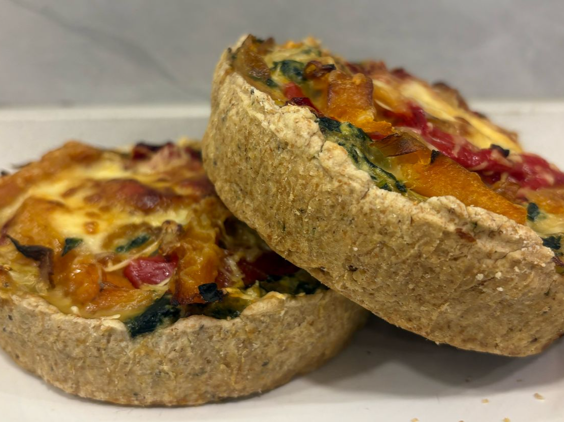 Tarta de verduras con masa integral