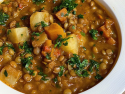 Guiso de lenteja Veggie