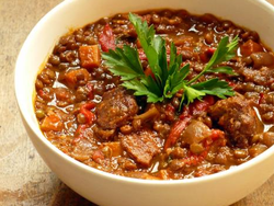 Guiso de lentejas con carne