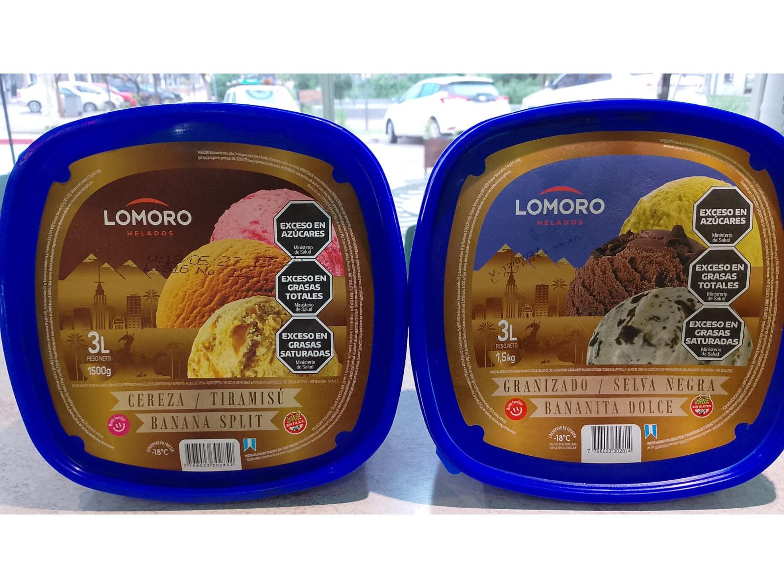 Balde helado industrial x 3 litros