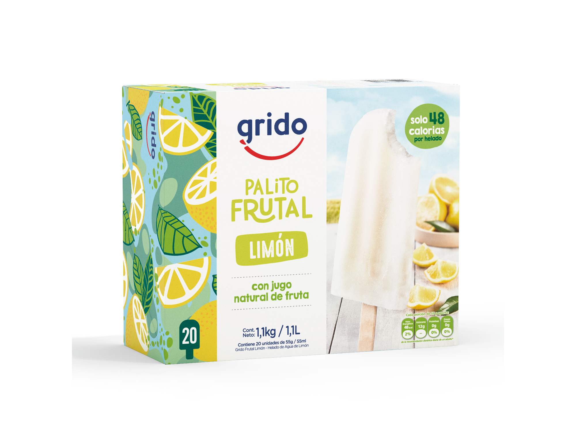 Palito agua limon x 20 unidades