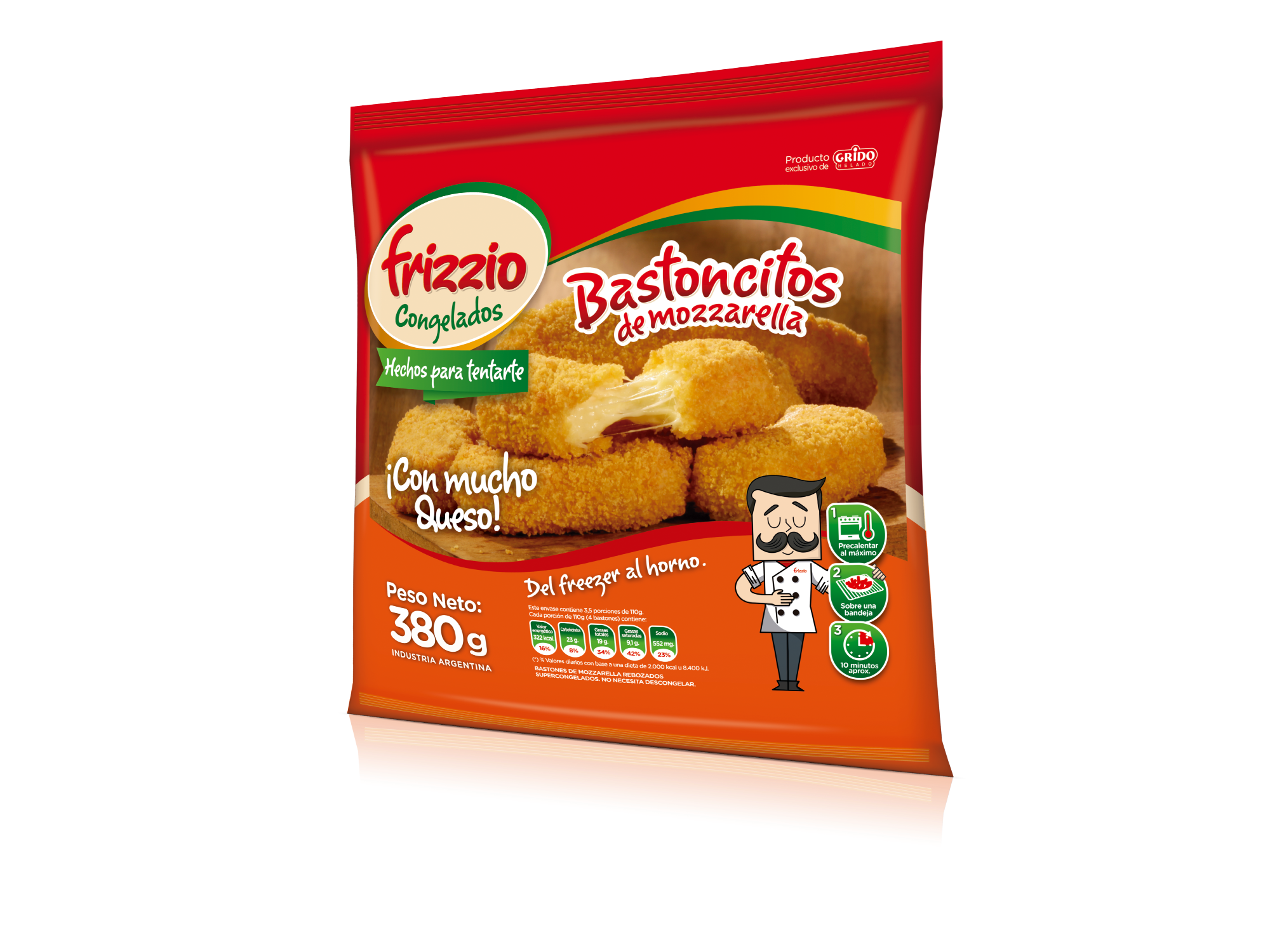 Bastoncitos de mozzarella