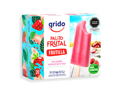 2 Cajas de Palitos frutales x 20 un