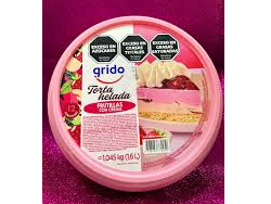 Torta Helada de Frutillas