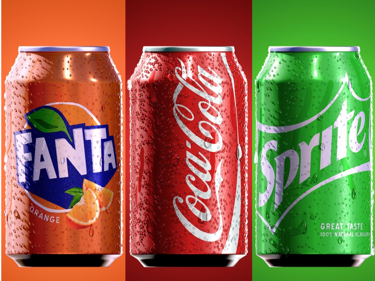 LATAS DE LÍNEA COCA