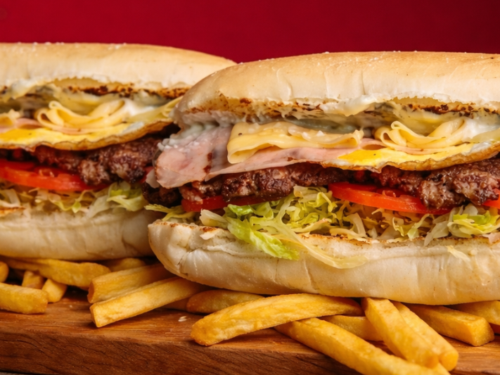 DOBLE HAMBURLOMO + COCA