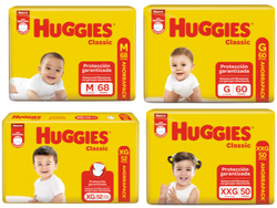 Huggies classic M-G-XG-XXG-XXXG