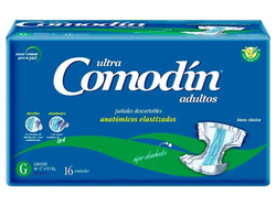 Comodin pañal anatomico G x 16 pañal paquete (azul)