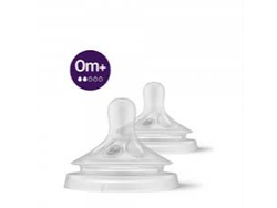 Avent tetina natural response flujo lento 1 mes x 2