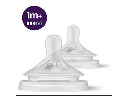 Avent tetina natural response flujo lento 1 mes + x 2