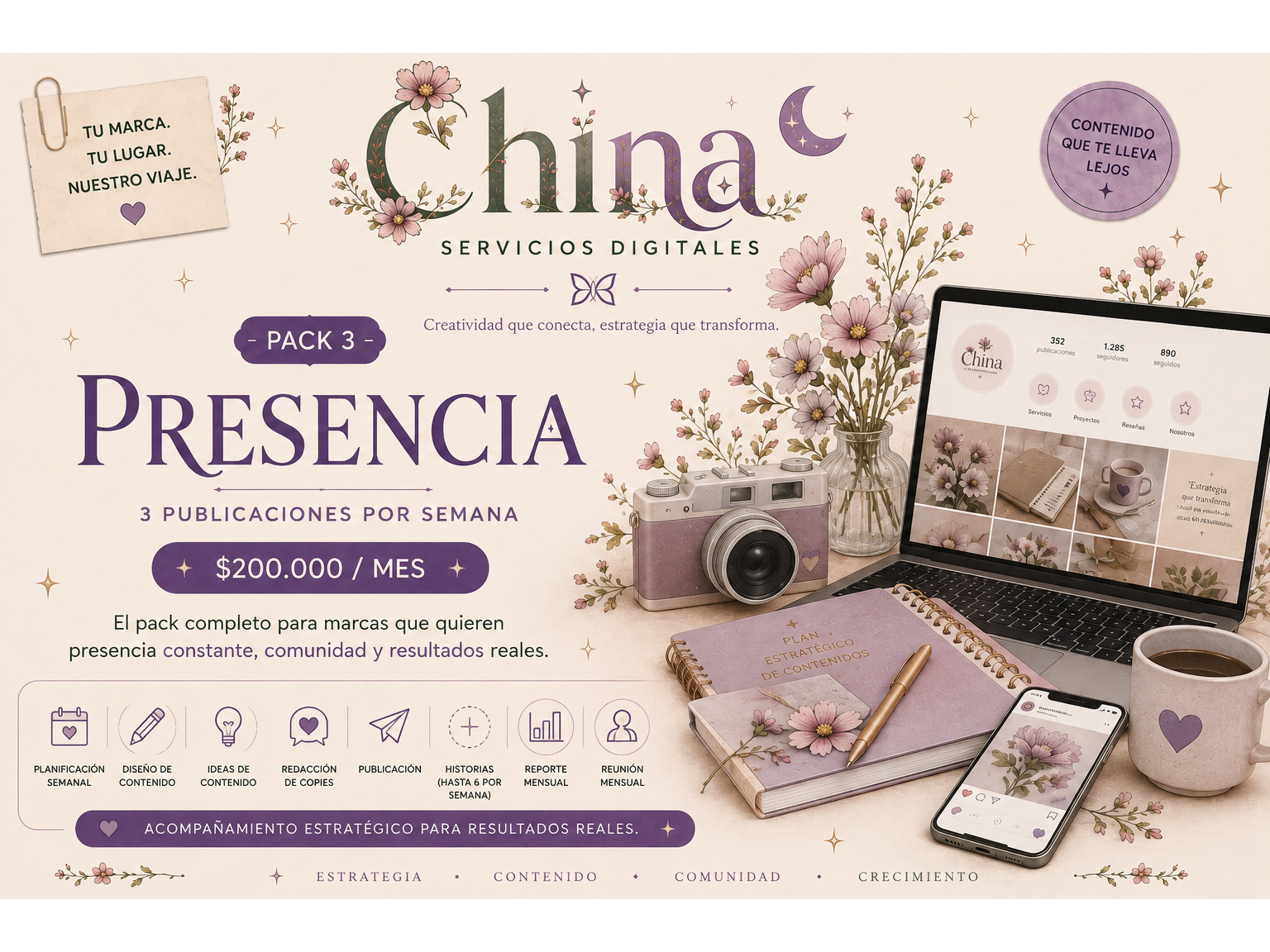Pack 3 — Presencia