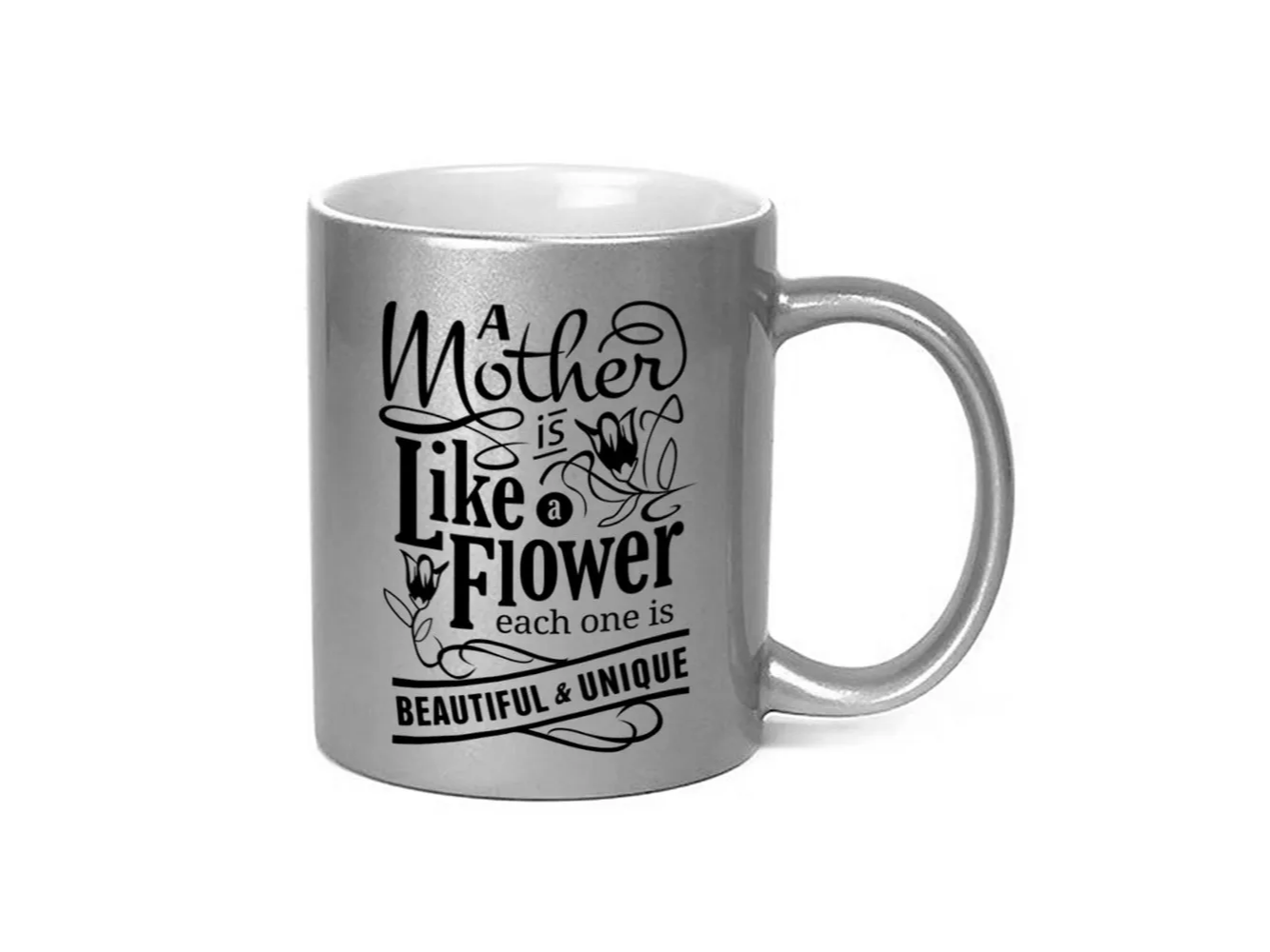 Jarro sublimable plateado  o dorado 11oz