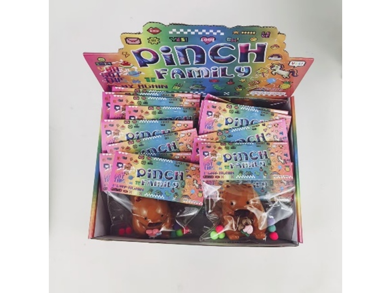 SQUISHIE DE CAPYBARAS EN BOLSA PVC INDIVIDUAL