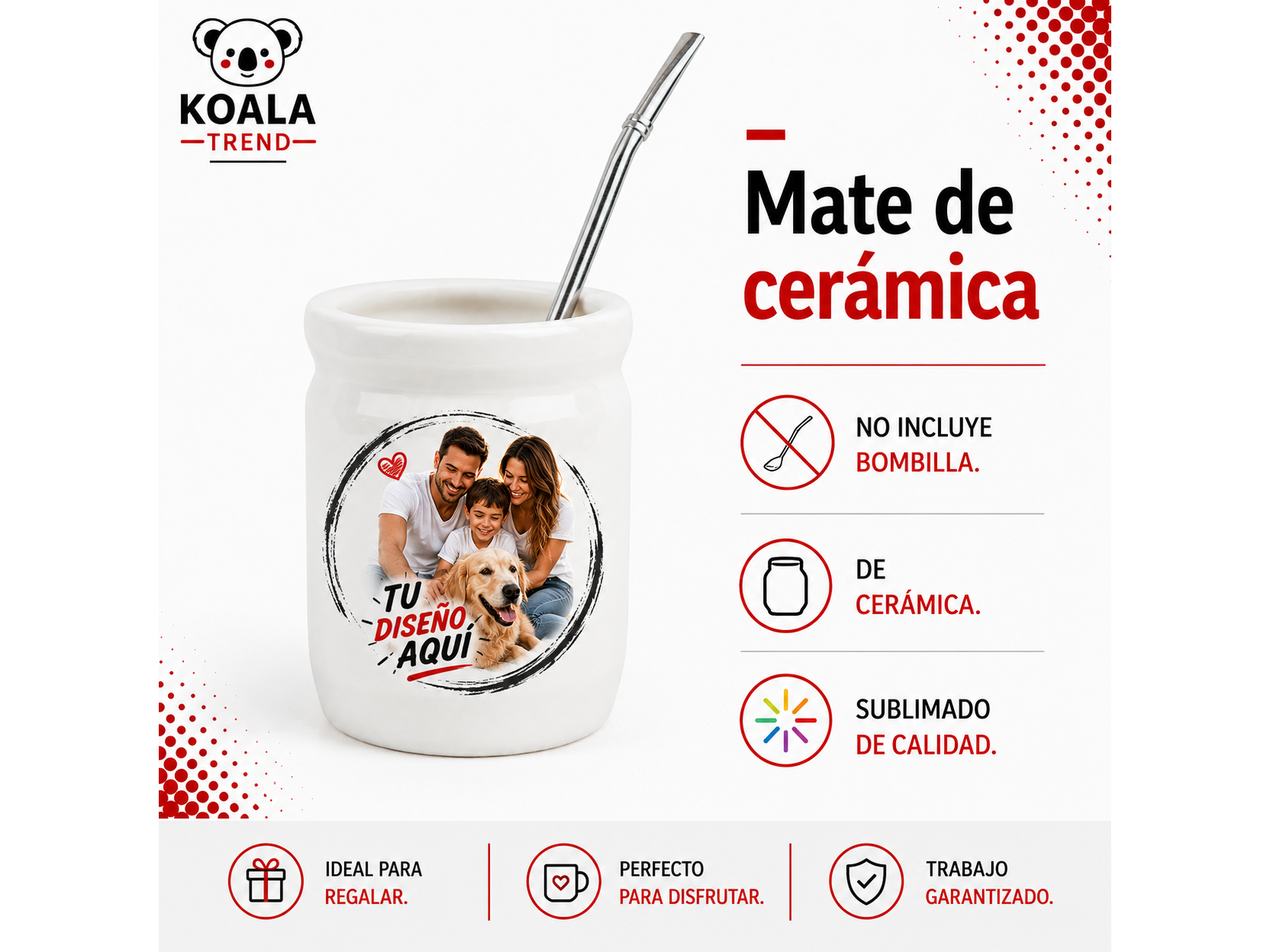 MATE DE  CERAMICA