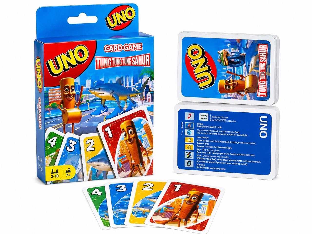 UN-4  Cartas de UNO BRAINROOTS