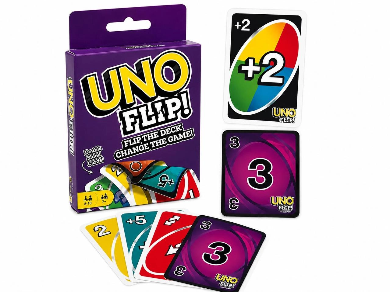 UN-2  Cartas de UNO FLIP