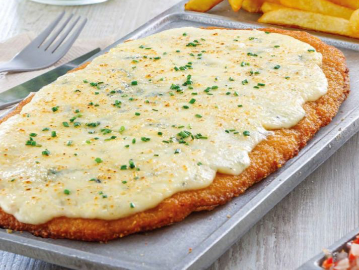 Milanesa XL fondue