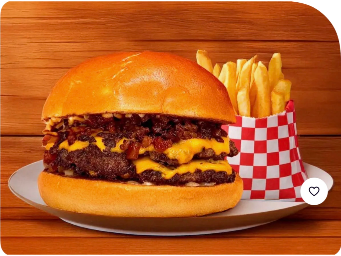 Americana doble con papas