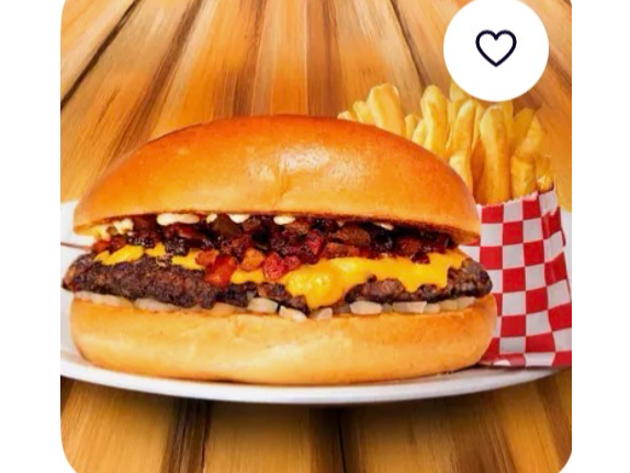 Americana simple con papas