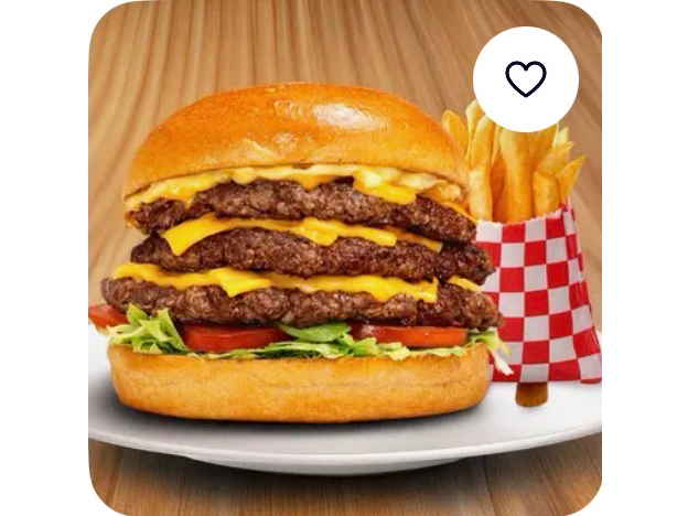 Tradicional triple con papas