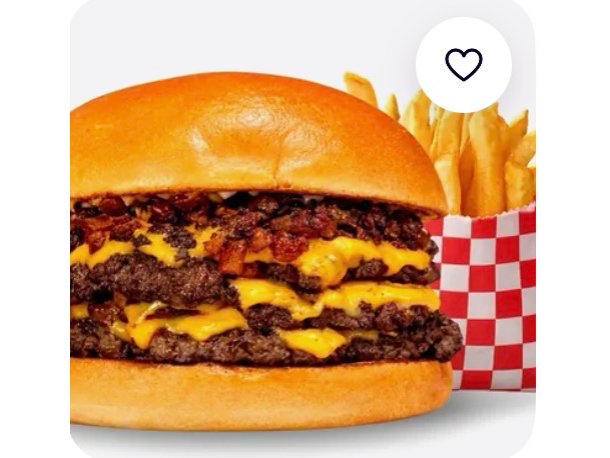 Americana triple con papas