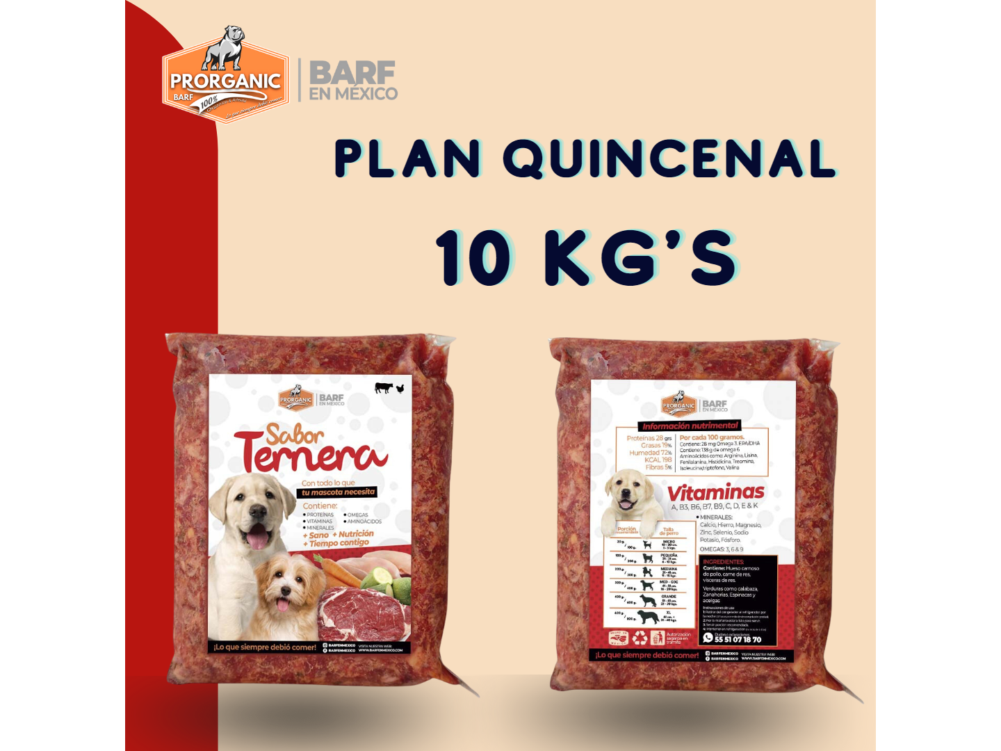 Plan Quincenal 10 Kg's Ternera