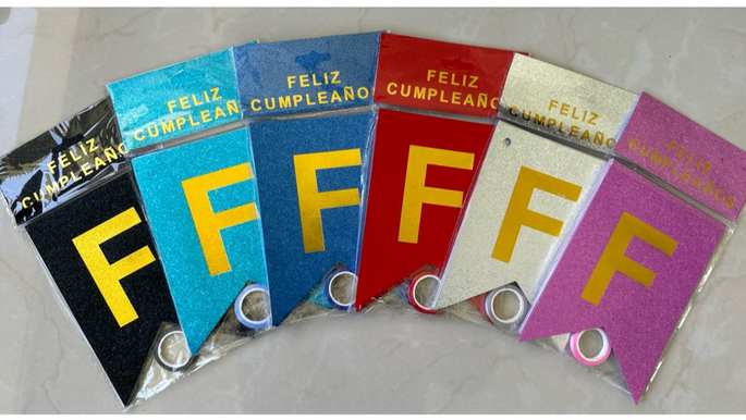 Banderines Feliz Cumple