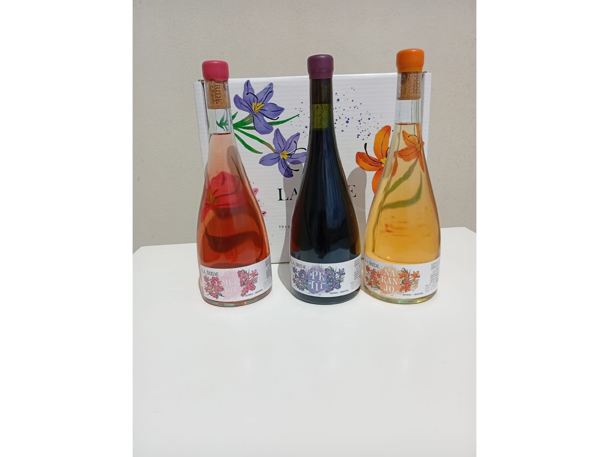 IRIDE TRILOGIA PETIT VERDOT, NARANJO,MERLOT