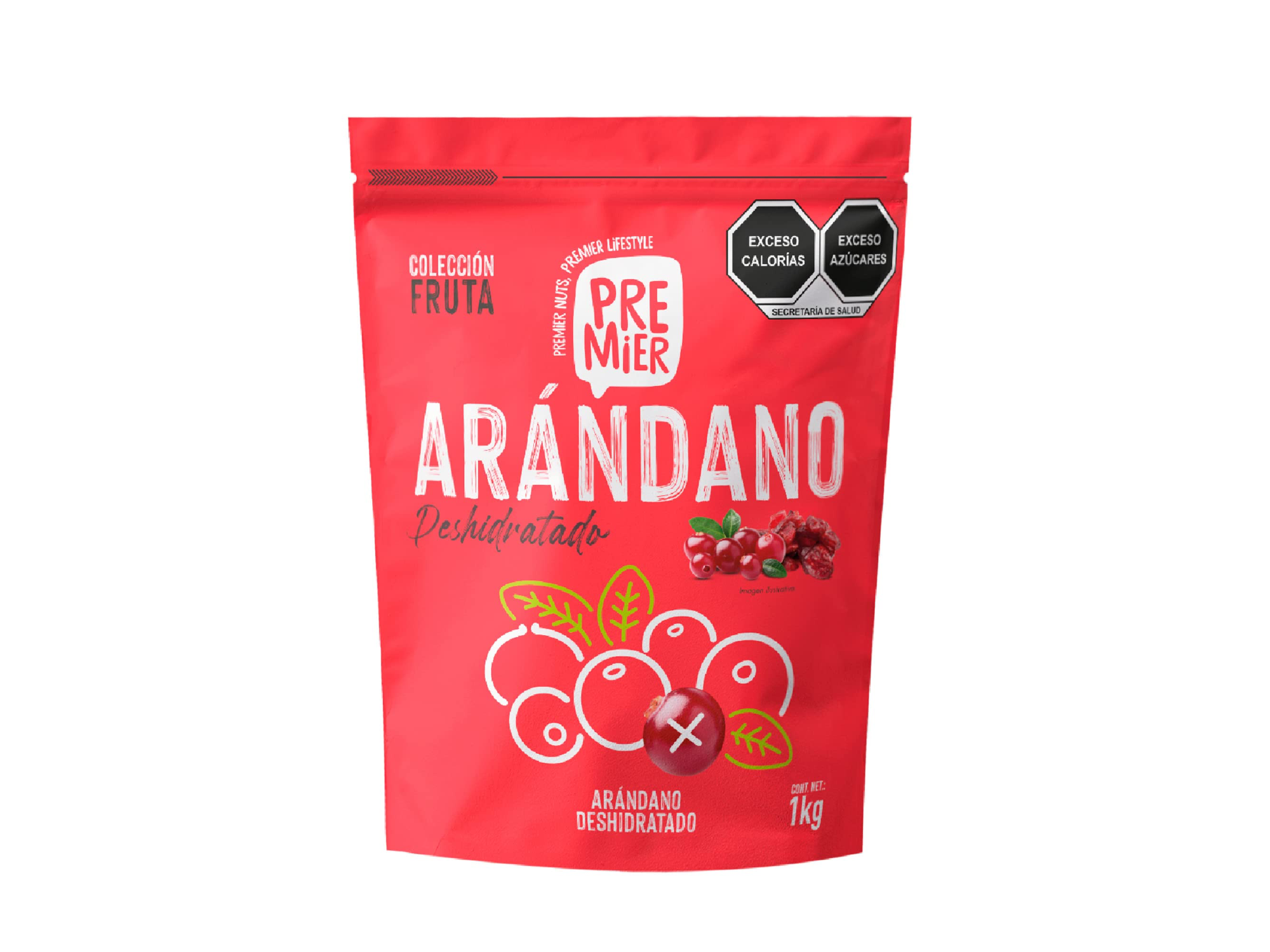 ARÁNDANO DESHIDRATADO PREMIER 1 KG