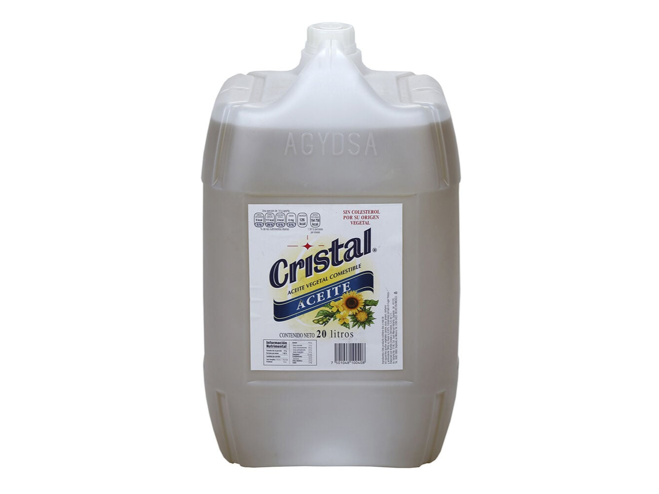 ACEITE CRISTAL 20 LITROS