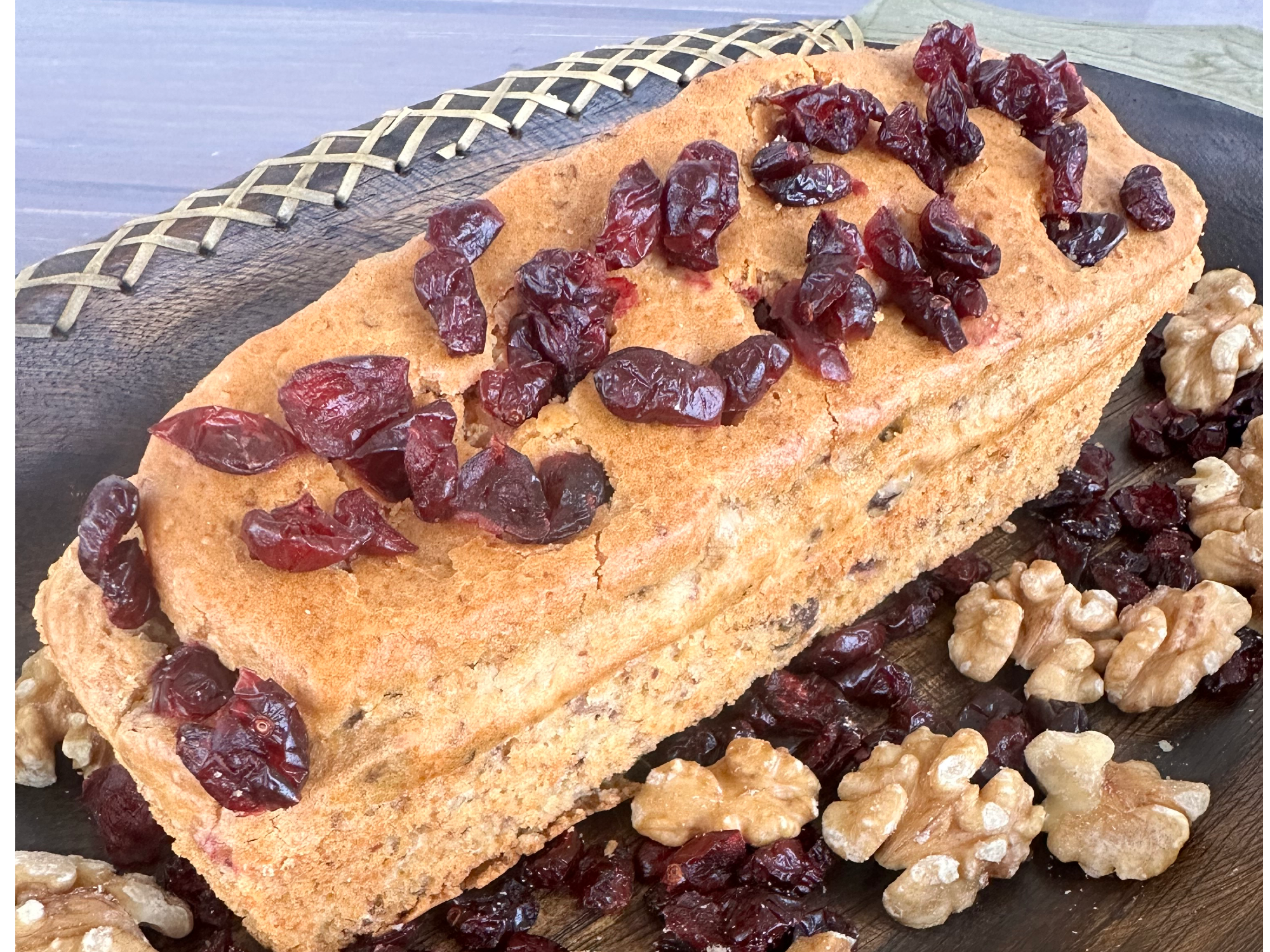 Budín con Arándanos y Nueces