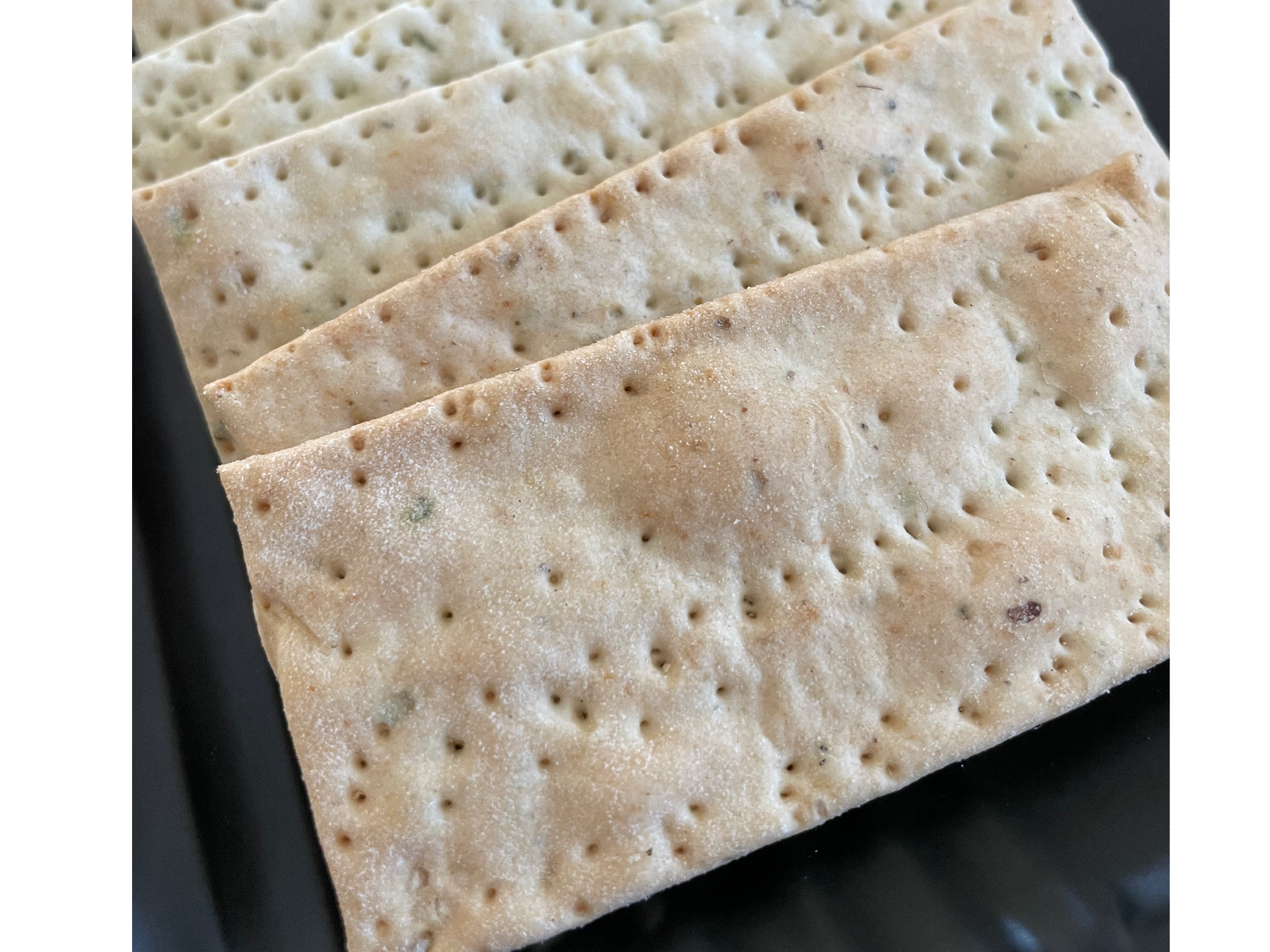 Crackers keto albahaca
