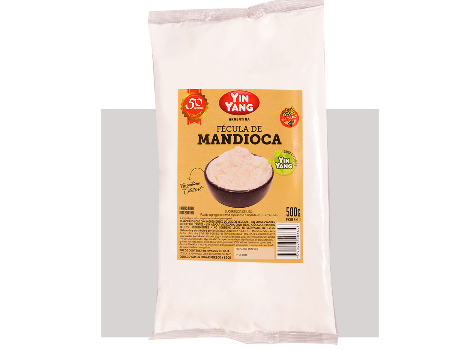 Fecula de Mandioca Integral -YIN YANG