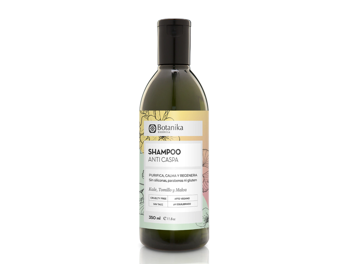 Shampoo Anticaspa 350ml- BOTANIKA de La Calendula Natural Distribuidora