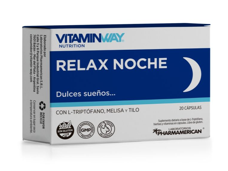 Relax Noche 20Cap- VITAMINWAY