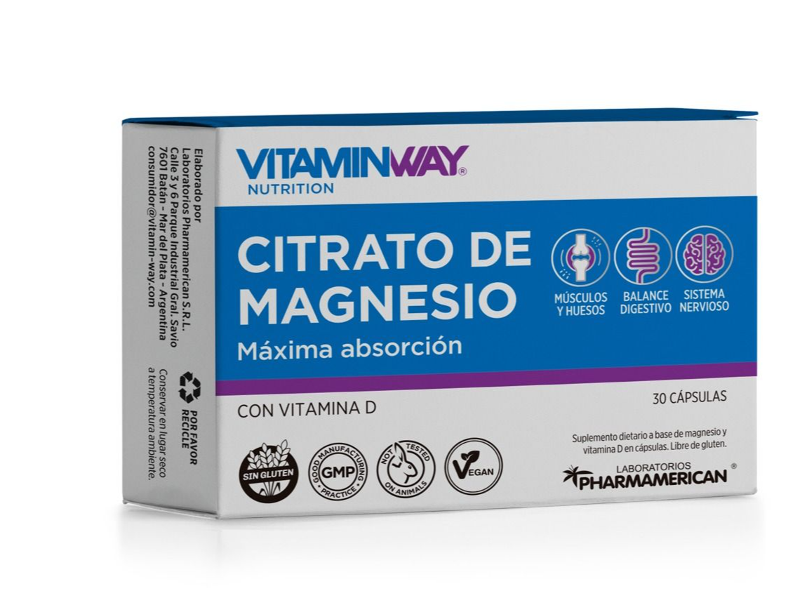 Citrato De Magnesio - VITAMINWAY