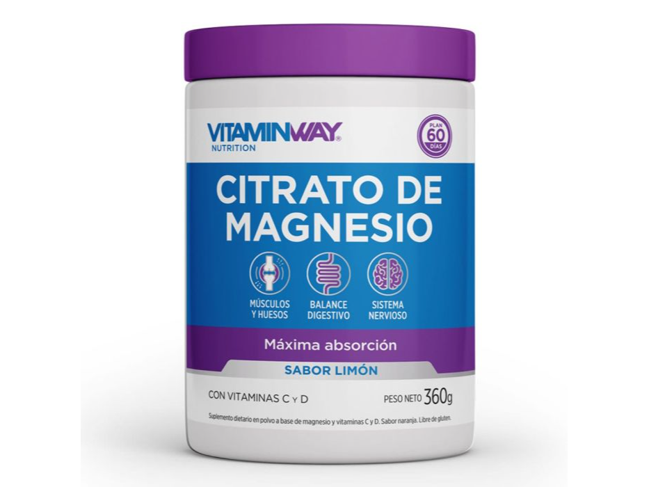 Citrato De Magnesio POTE  360 Gr Sabor Limon -VITAMINWAY