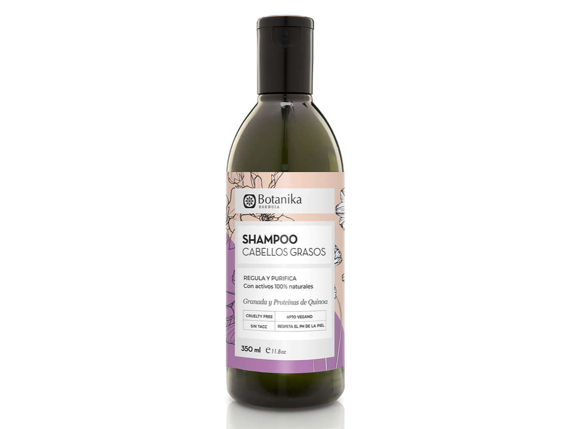 Shampoo Cabellos Grasos 350ml-BOTANIKA de La Calendula Natural Distribuidora