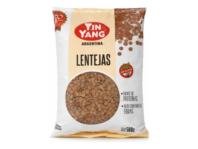 Lentejas 5MM 500Gr- YIN YANG