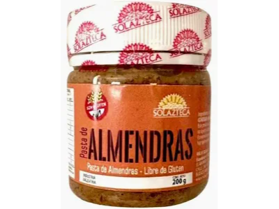 Pasta de Almendras 200gr- SOLAZTECA