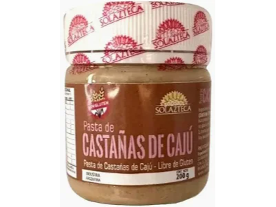 Pasta de Castaña de Caju 200gr- SOLAZTECA