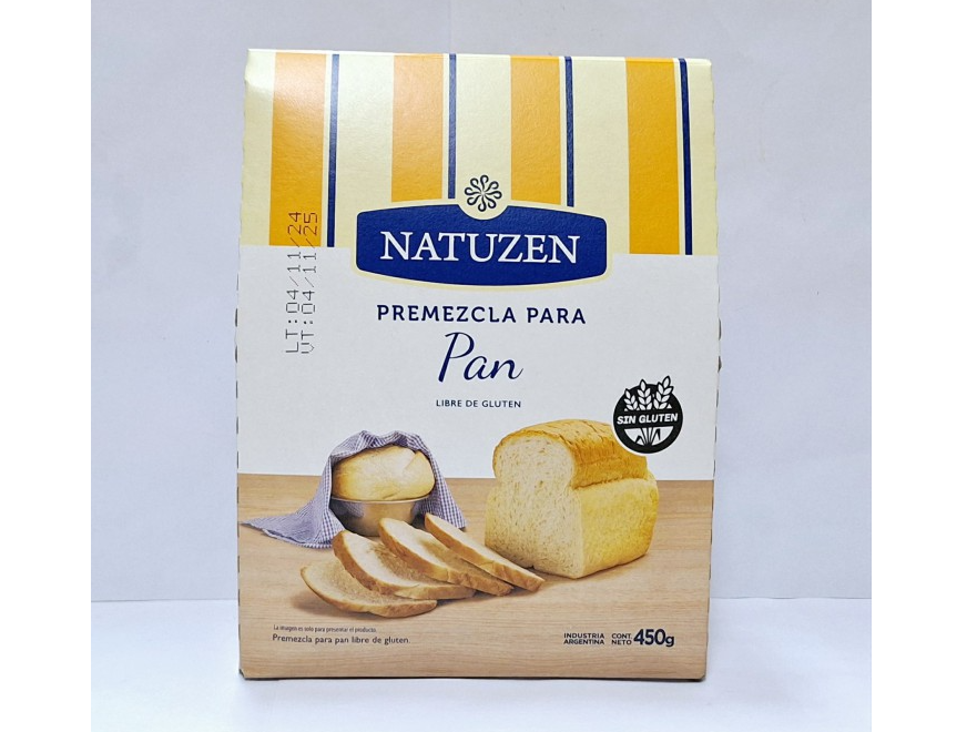 Premezcla Para Pan 450Gr- NATUZEN