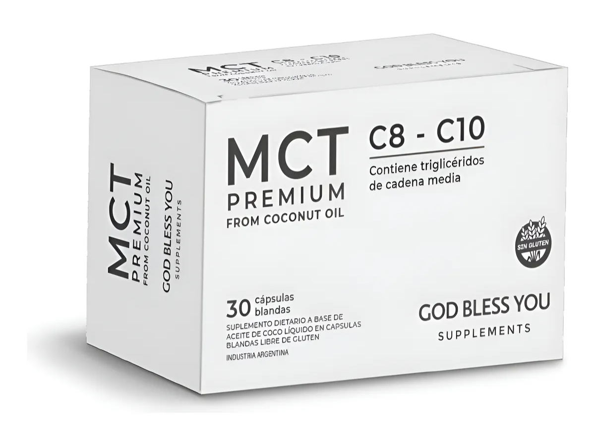 Capsulas Blandas MCT x 30  -GOD BLESS YOU